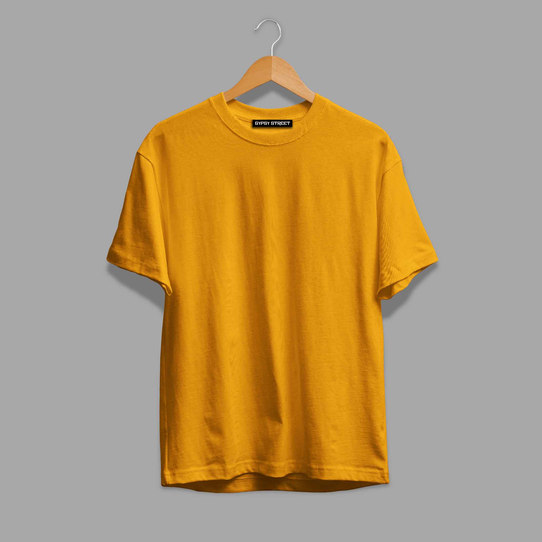 Canary Yellow T-Shirt Solid Collection For Men - Gypsy Street